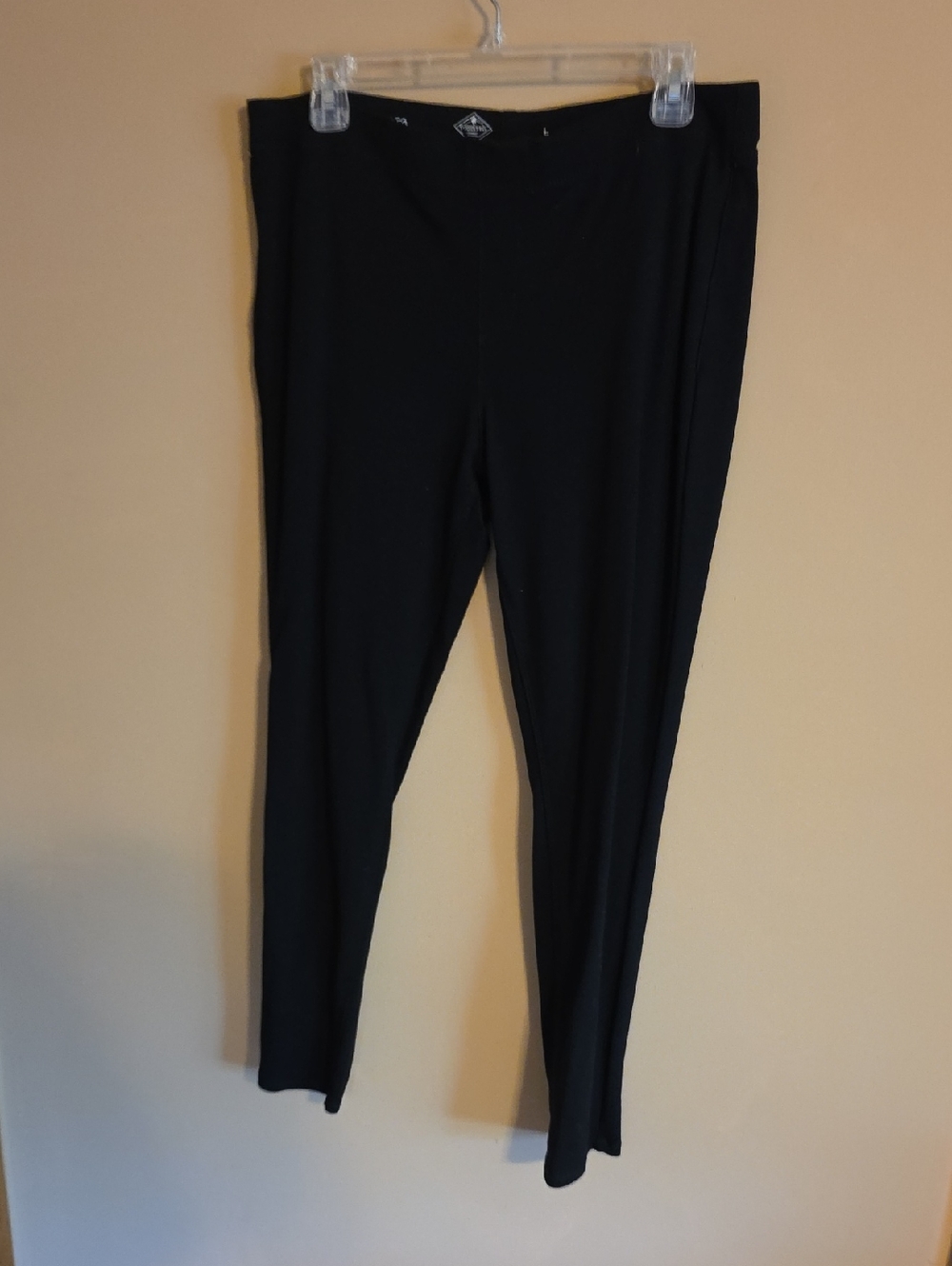 Womens St. John's Bay Black Skinny Leg Leggings Size Large